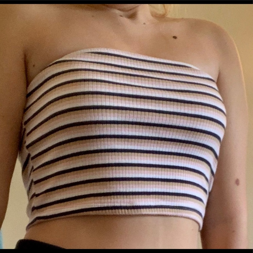 Hollister strip tube top
